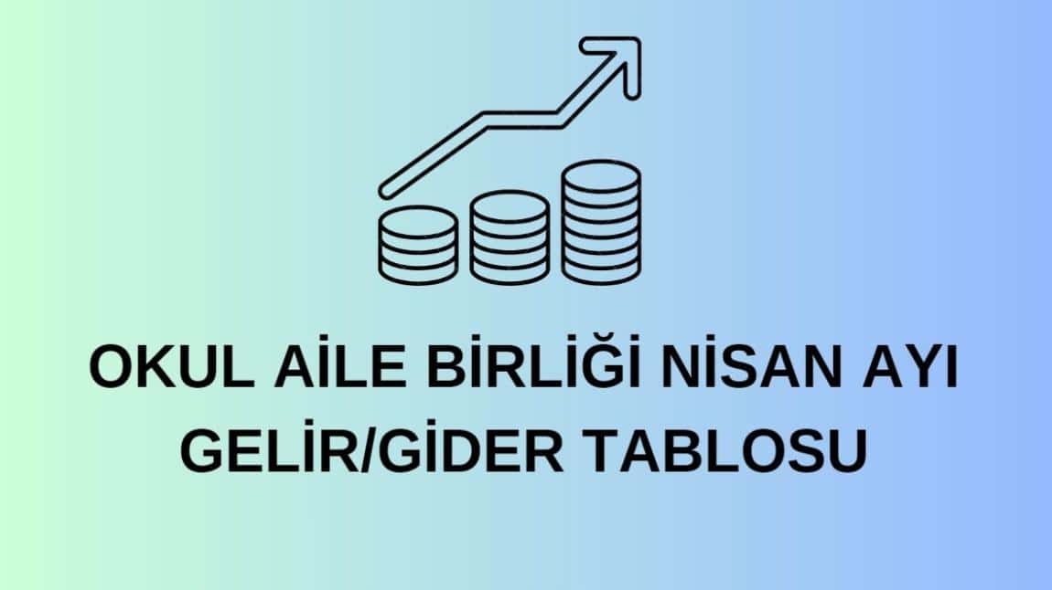 04/2024 OKUL AİLE BİRLİĞİ GELİR/GİDER TABLOSU